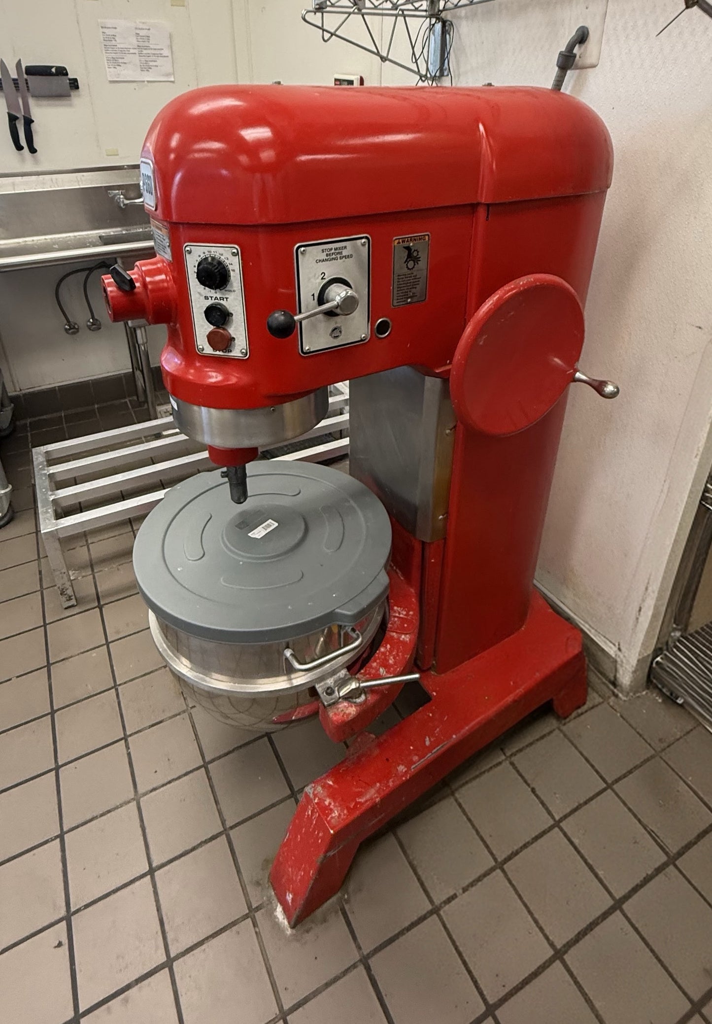 Hobart P660 60Qt Dough Mixer - 3 Phase - Pizza/Bakery