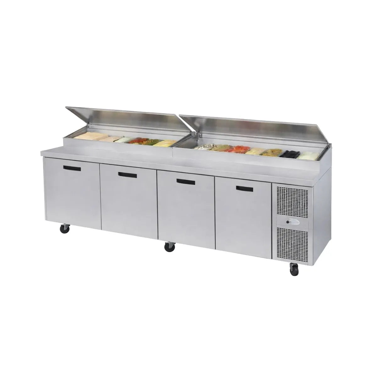 Randell Commercial Pizza Prep Table Refrigerator 111 Inch 84111N