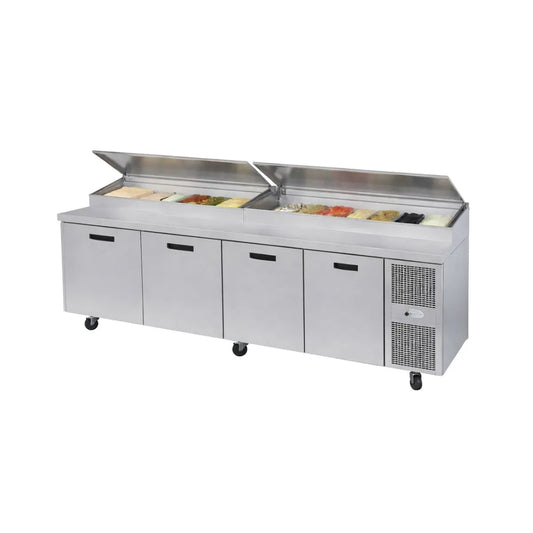 Randell Commercial Pizza Prep Table Refrigerator 111 Inch 84111N